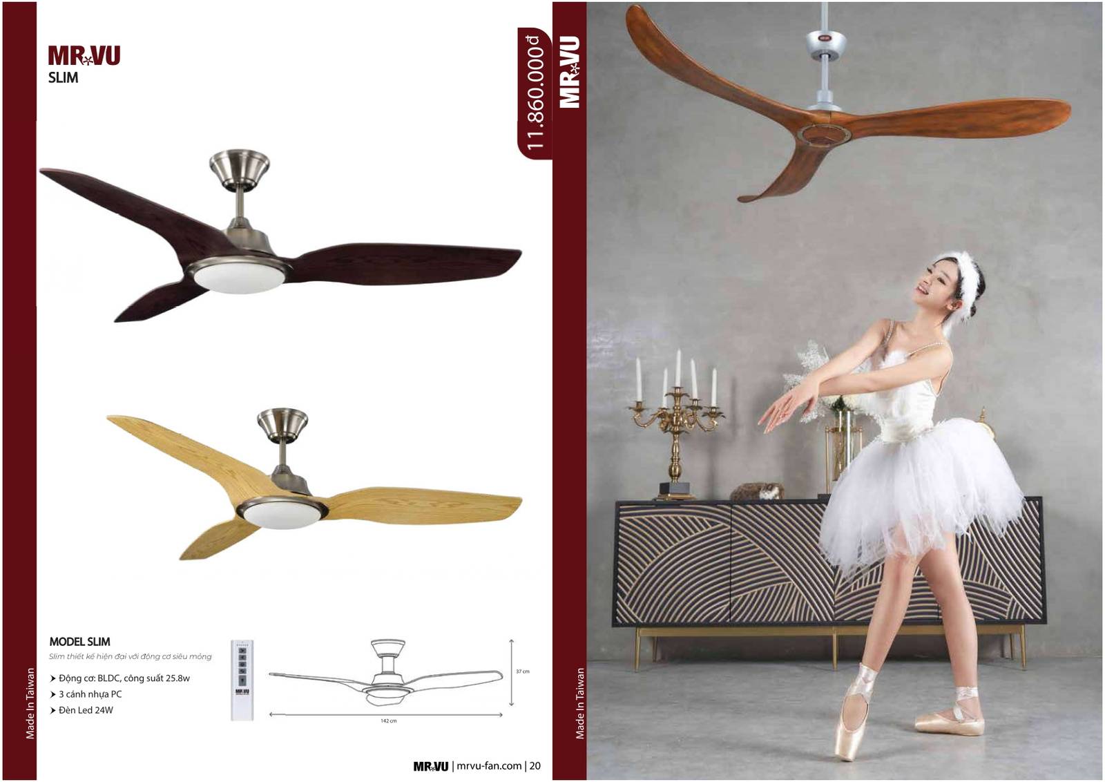 Bảng giá và Catalogue Quạt trần Mr Vũ mới nhất 2024 /Page 